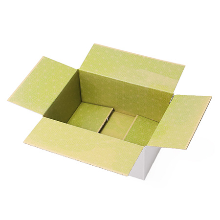 【宅配60サイズ/表白】内側デザイン箱 花かすみ・若草-5