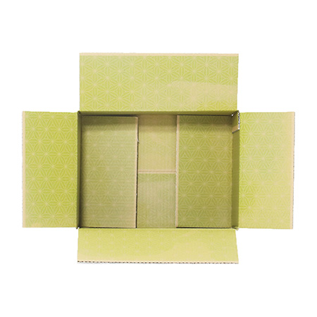 【宅配60サイズ/表白】内側デザイン箱 花かすみ・若草-6