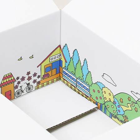 【宅配80サイズ】内側デザイン箱 カラフルタウンビュー-4