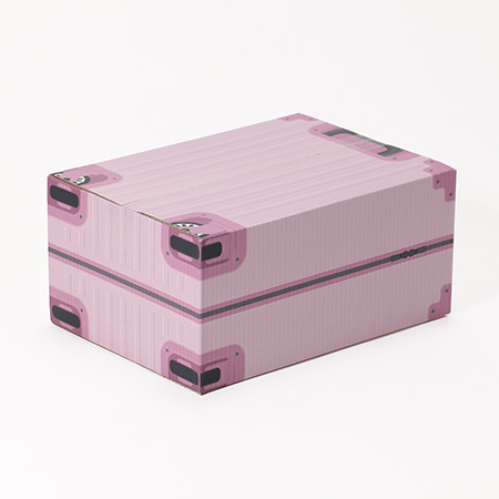 【宅配80サイズ】デザインダンボール(キャリーケース)-5