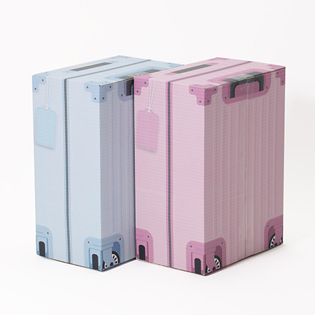 【宅配80サイズ】デザインダンボール(キャリーケース)-8