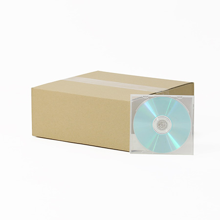 【宅配80サイズ】正方形ダンボール箱 10インチ 浅型タイプ-3