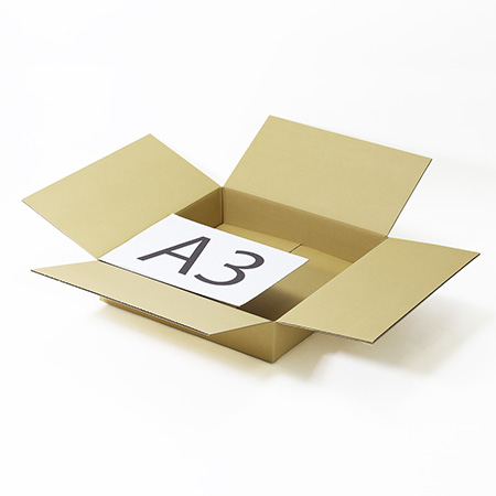 【宅配120サイズ】正方形ダンボール箱 20インチ 浅型タイプ-2