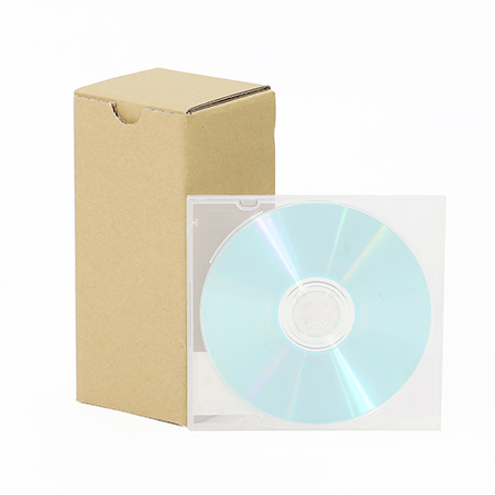 ギフト用ダンボール箱 70×70×160(茶) B式底組タイプ-3