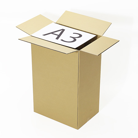 【宅配160サイズ】A3用紙対応ダンボール箱 深さ70cm-2