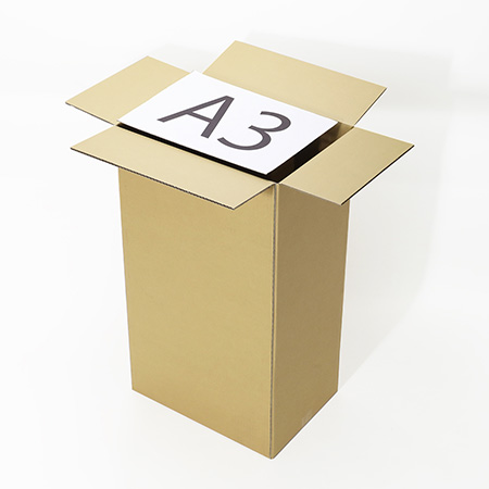 【宅配160サイズ】A3用紙対応ダンボール箱 深さ80cm-2