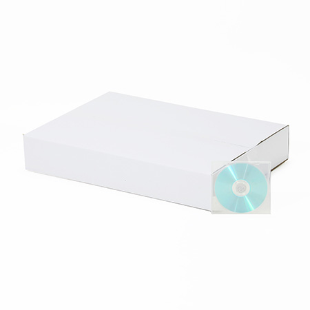 【宅配100サイズ】B3用紙対応 浅型ダンボール箱(白)-5