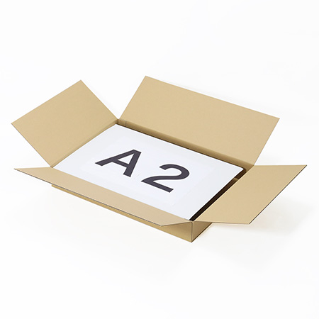 【宅配120サイズ】A2用紙対応 浅型ダンボール箱-2