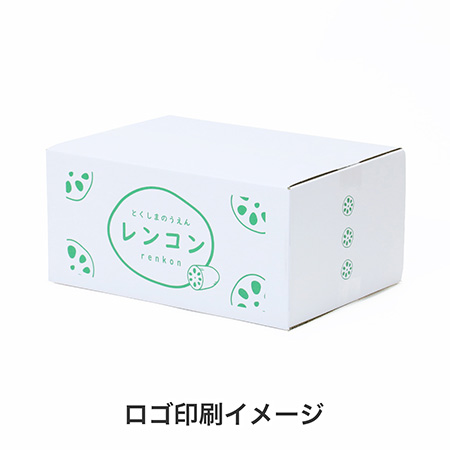 (ロゴ印刷)【宅配80サイズ】定番ダンボール箱(A4・白)-5