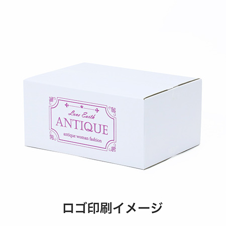 (ロゴ印刷)【宅配80サイズ】定番ダンボール箱(A4・白)-6