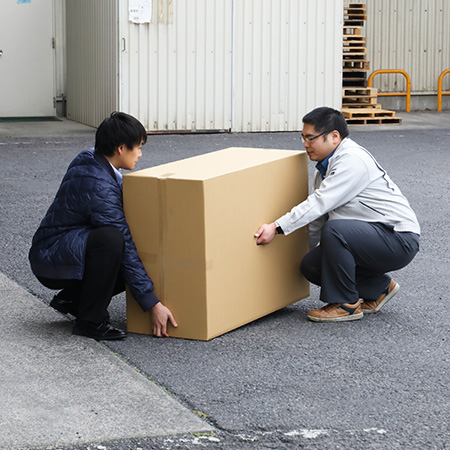 車椅子用ダンボール箱(背折れタイプ)-4