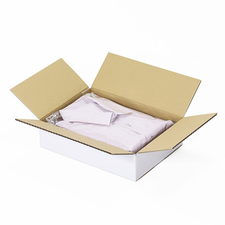 【宅配80サイズ】白ダンボール箱 A4/75mm-3