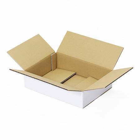 【宅配80サイズ】白ダンボール箱 A4/75mm-4