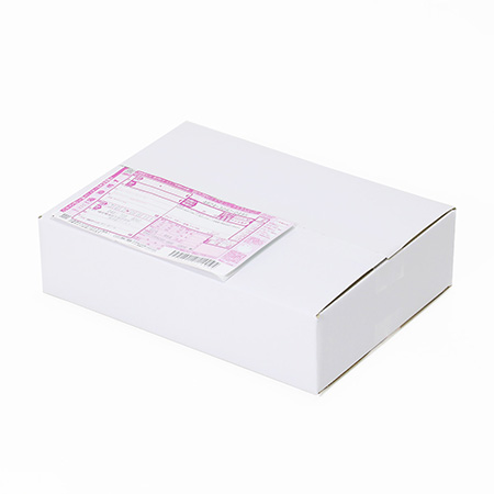 【宅配80サイズ】白ダンボール箱 A4/75mm-6
