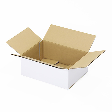 【宅配80サイズ】白ダンボール箱 A4/120mm-4