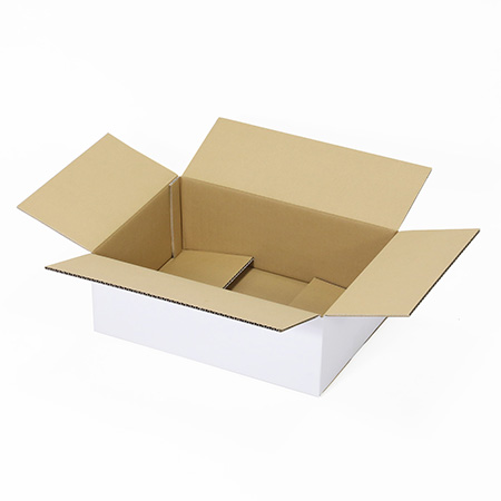 【宅配100サイズ】白ダンボール箱 A3/150mm-4