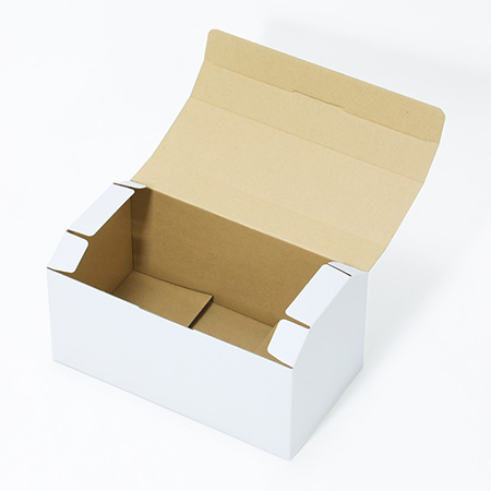 【宅配60サイズ】宝箱型ダンボール(無地・白色)-3