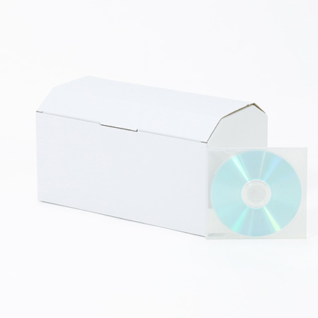 【宅配60サイズ】宝箱型ダンボール(無地・白色)-4