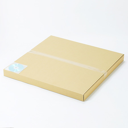 【正方形70cm/厚さ5cm】図面・ポスター・パネル発送用ダンボール箱-3