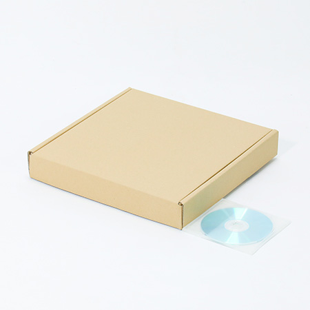 ギフト用 正方形ダンボール箱 295×295×45(茶)-4