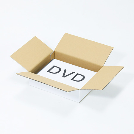 【宅配50サイズ】浅型ダンボール箱(白) 212×172×51-3