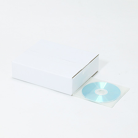 【宅配50サイズ】浅型ダンボール箱(白) 212×172×51-5