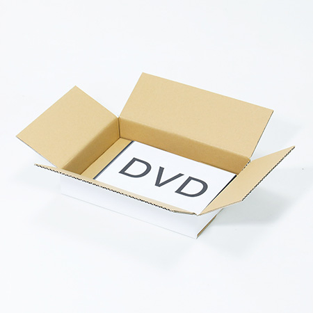 【宅配50サイズ】浅型ダンボール箱(白) 240×174×38-3