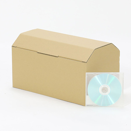 【宅配80サイズ】宝箱型ダンボール(無地・茶色)-3