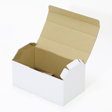 【宅配80サイズ】宝箱型ダンボール(無地・白色)-2