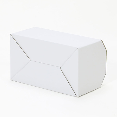 【宅配80サイズ】宝箱型ダンボール(無地・白色)-4