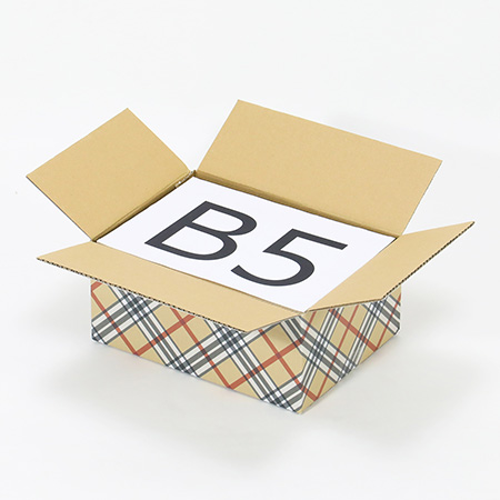 【宅配60サイズ】デザインダンボール(トラッドチェック柄)-2