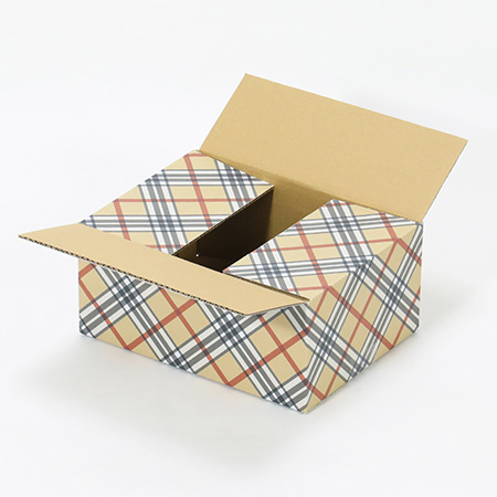 【宅配60サイズ】デザインダンボール(トラッドチェック柄)-4
