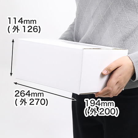 (広告入)宅配60ダンボール箱(白)クール便対応-6