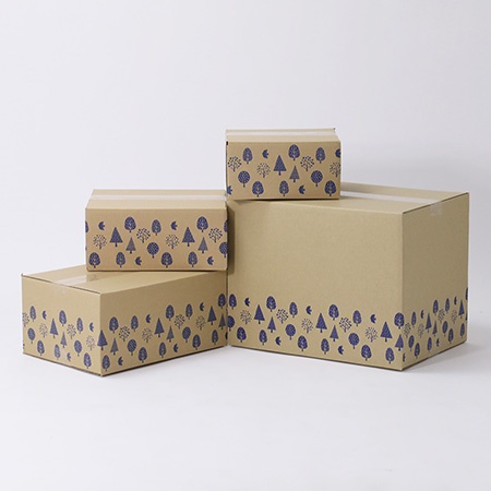 【広告入】宅配100サイズ 北欧柄デザインダンボール箱 (底面B4)-8