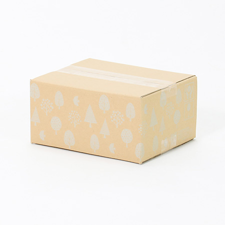 【広告入】宅配50 北欧柄デザインダンボール箱 (グレー)-5