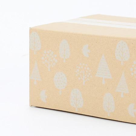 【広告入】宅配50 北欧柄デザインダンボール箱 (グレー)-6