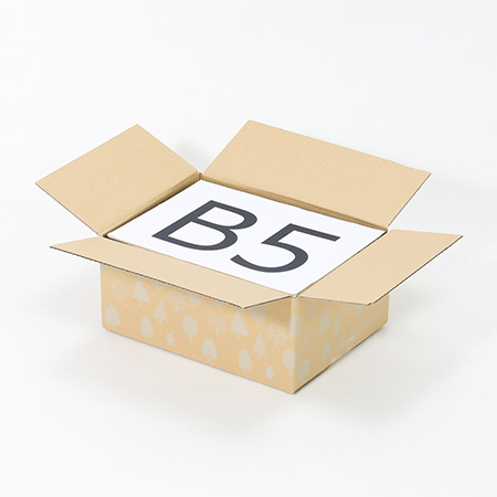 【広告入】宅配60 北欧柄デザインダンボール箱 (グレー)-2