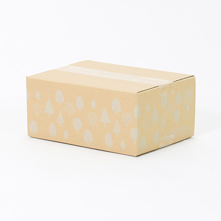 【広告入】宅配60 北欧柄デザインダンボール箱 (グレー)-5