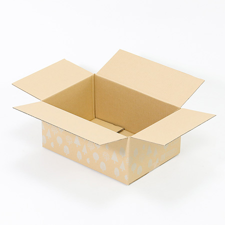 【広告入】宅配80 北欧柄デザインダンボール箱 (グレー)-3