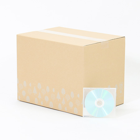 【広告入】宅配100 北欧柄デザインダンボール箱 (グレー)-4