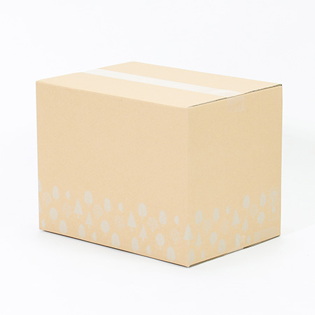 【広告入】宅配100 北欧柄デザインダンボール箱 (グレー)-5