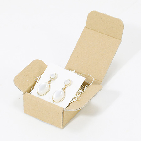 ハンドメイド小物用ダンボール箱 50×50×24(茶)-2