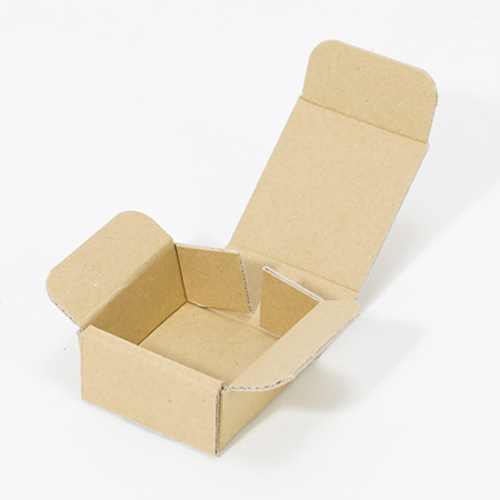 ハンドメイド小物用ダンボール箱 50×50×24(茶)-3