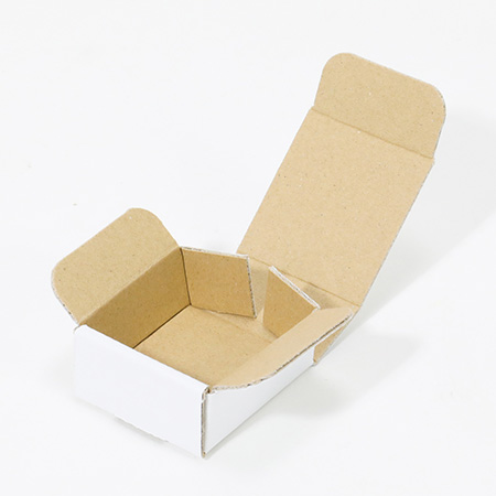 ハンドメイド小物用ダンボール箱 50×50×24(白)-3