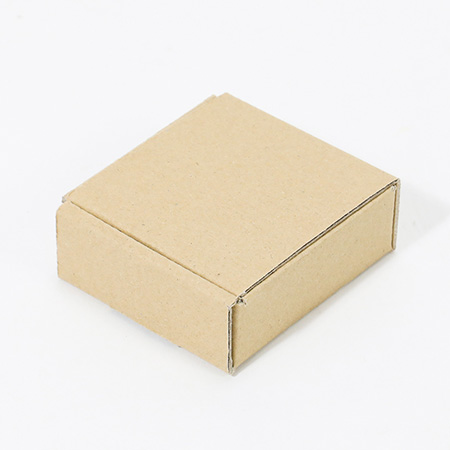 ハンドメイド小物用ダンボール箱 65×65×24(茶)-5
