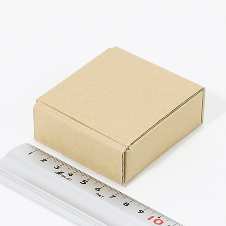 ハンドメイド小物用ダンボール箱 65×65×24(茶)-6