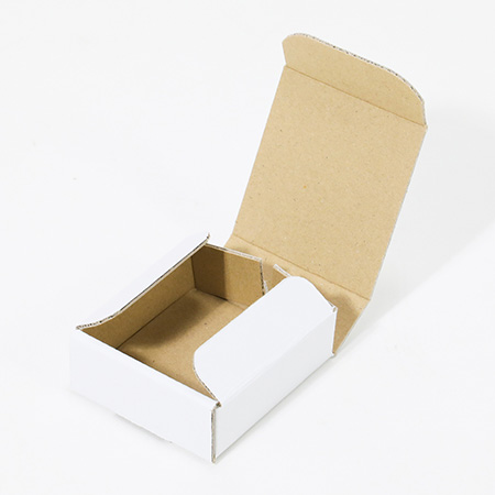 ハンドメイド小物用ダンボール箱 65×65×24(白)-4