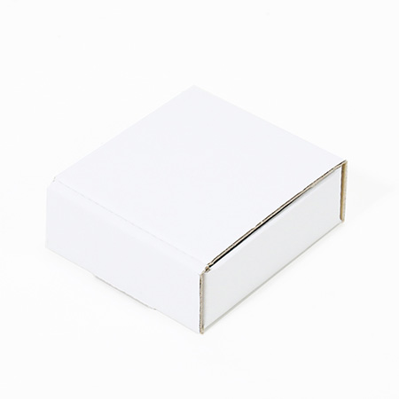 ハンドメイド小物用ダンボール箱 65×65×24(白)-5