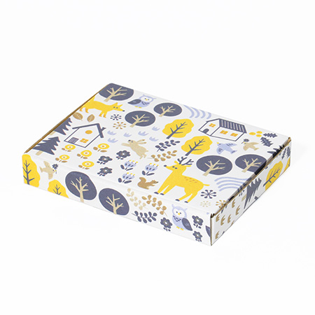 【A6/厚さ3cm】ゆうパケット対応デザインダンボール箱 北欧の暮らし-2