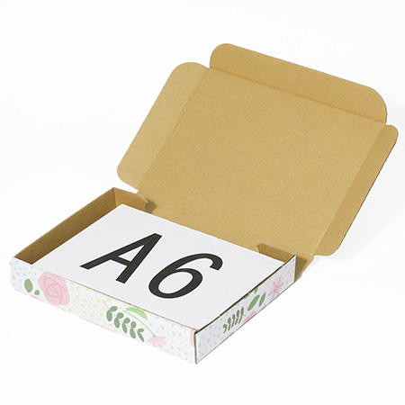 【A6/厚さ3cm】ゆうパケット対応デザインダンボール箱 ブーケ-4